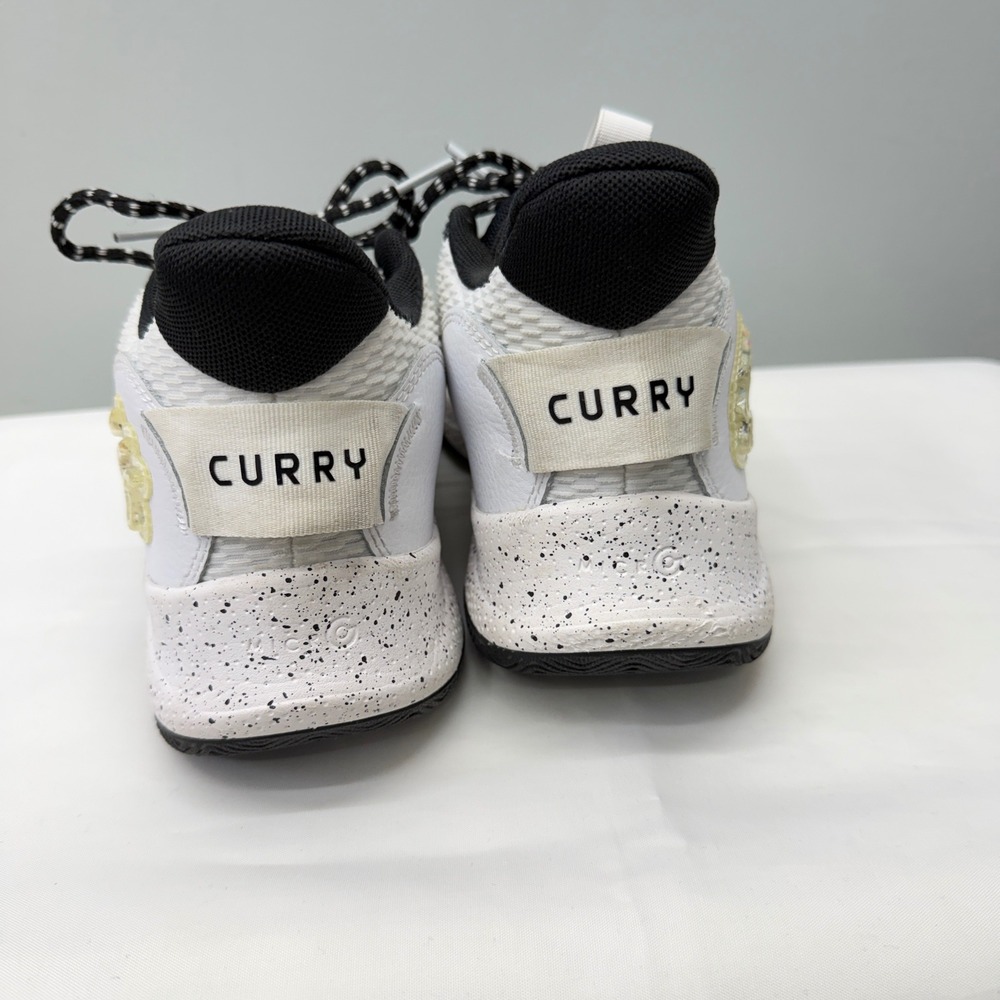 Under Armour Stephen Curry 3Z7 Basketball Shoes White‎ Black 3026622-101 Mens 8 - Picture 5 of 8